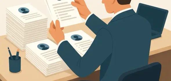 Recruitmentteam gebruikt software om high-volume sollicitaties te beheren
