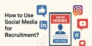 HR-medewerker plant socialemediacampagne voor recruitment