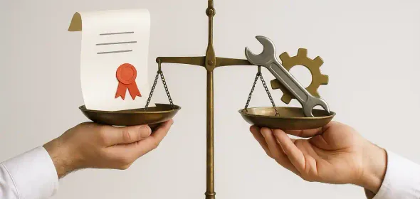 Candidat sans diplôme remplissant un formulaire de candidature